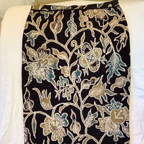 NWT Peruvian Connection Cotton Knit Pull on Pencil Skirt, size M - Picture 1 of 4